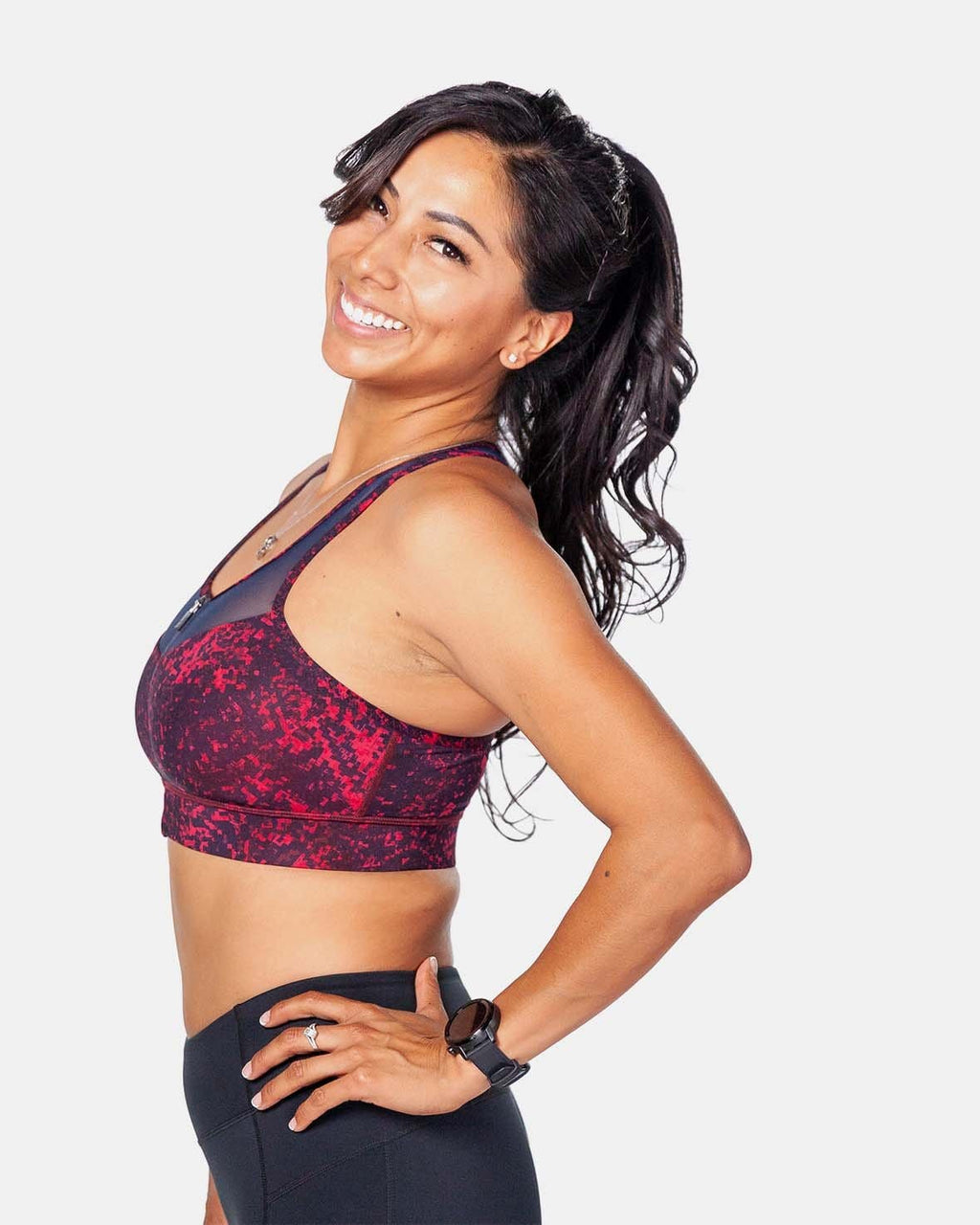 The Closer Bra – Red/Purple