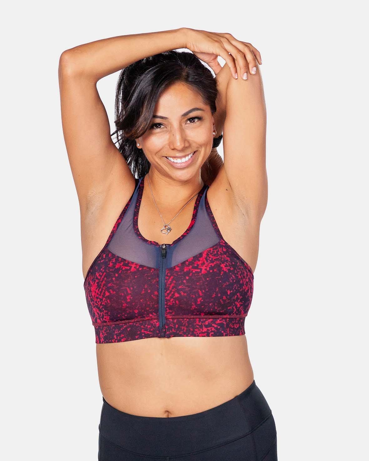 The Closer Bra – Red/Purple