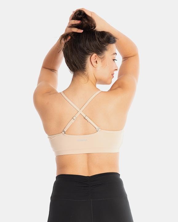Adjustable Sports Bra – Cream