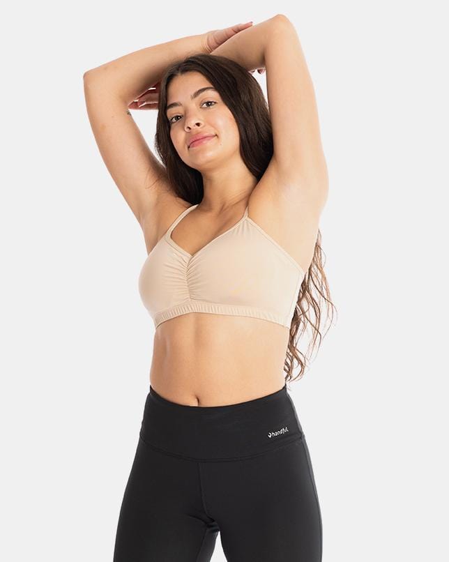 Adjustable Sports Bra – Cream