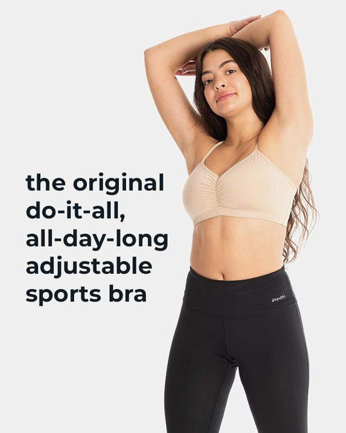 Adjustable Sports Bra – Cream