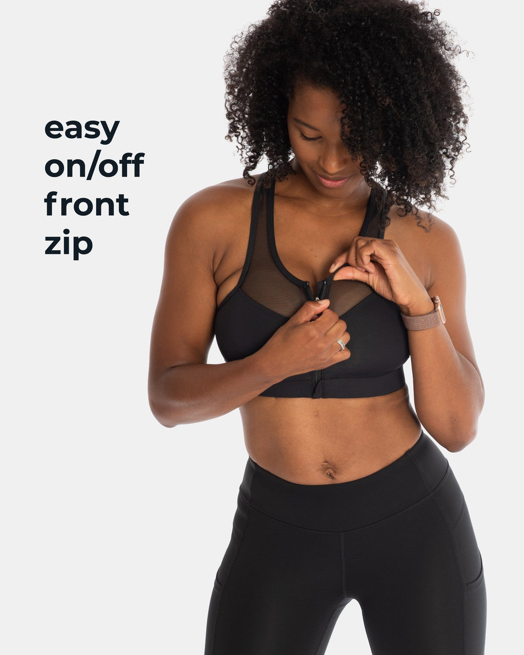 The Closer Sports Bra – Black