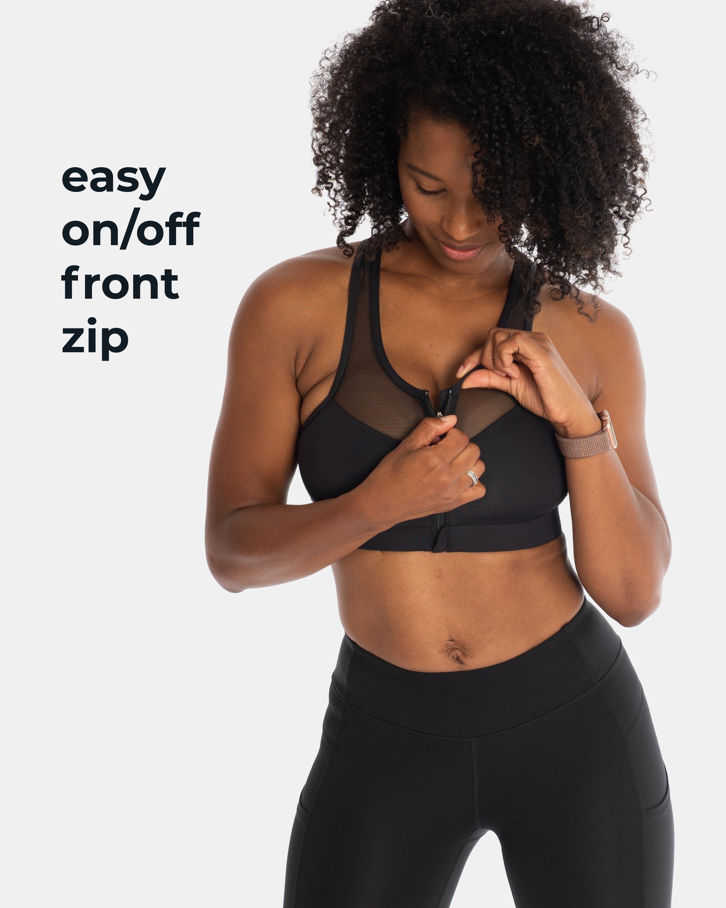 The Closer Sports Bra – Black