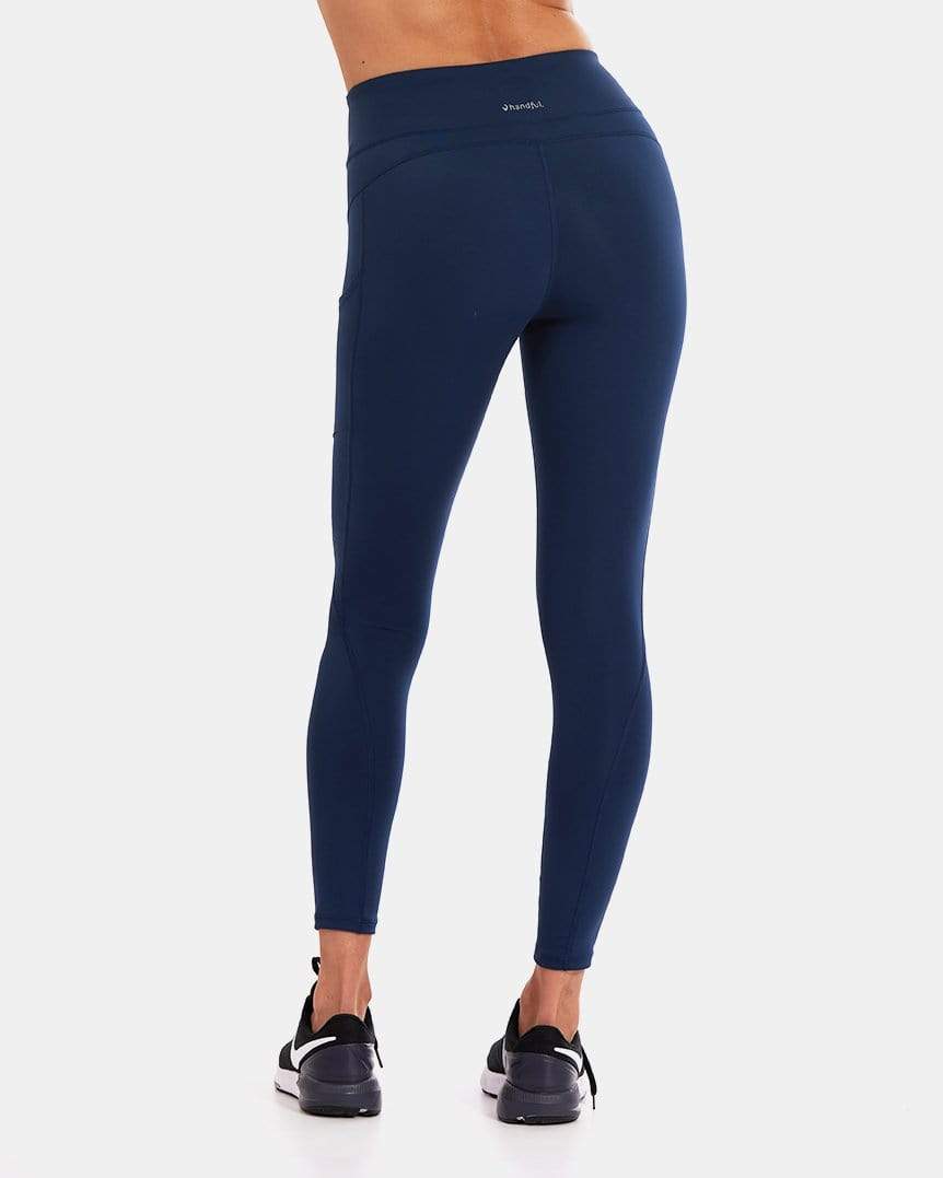 Mid Waist Legging – Navy