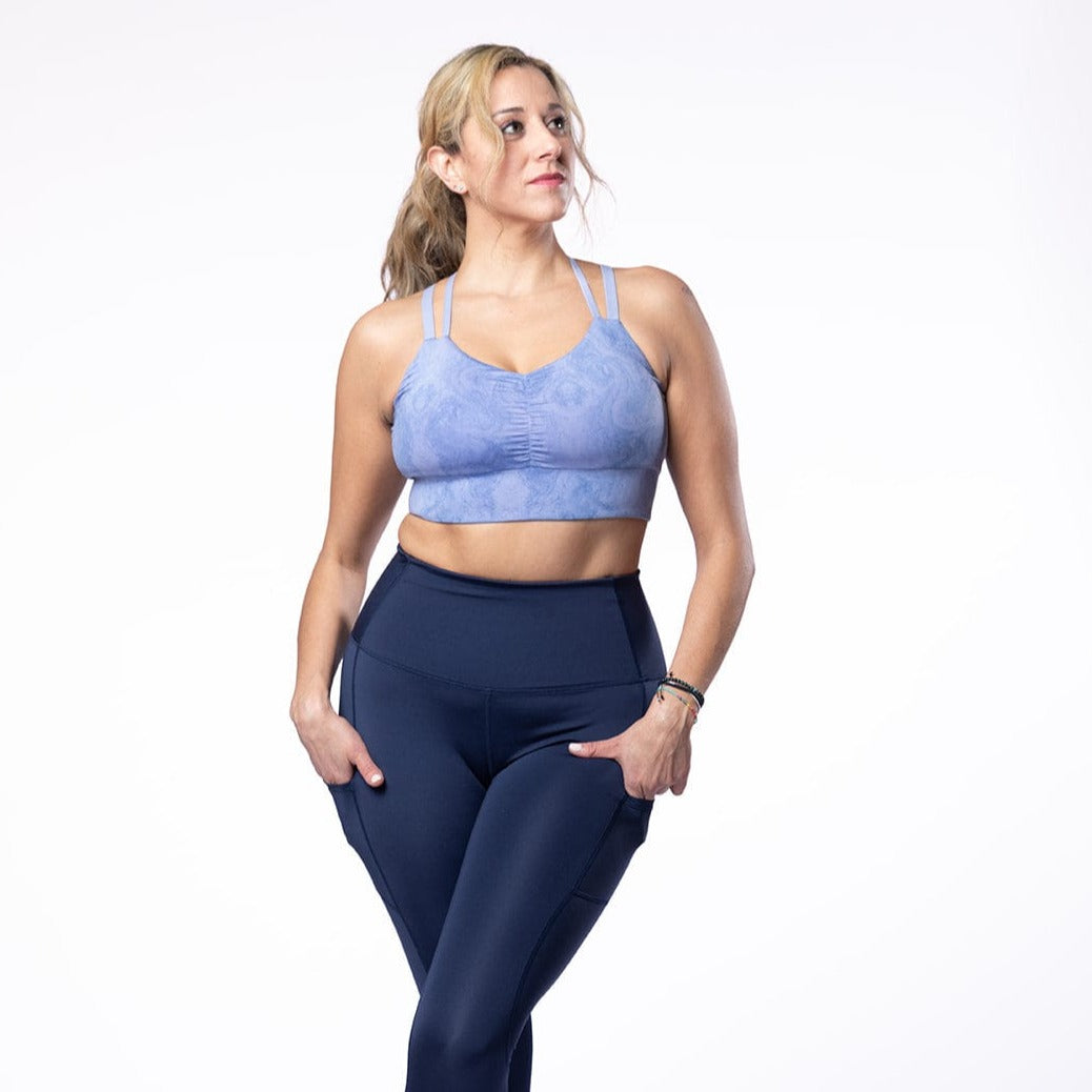 Double Down Bra – Blue